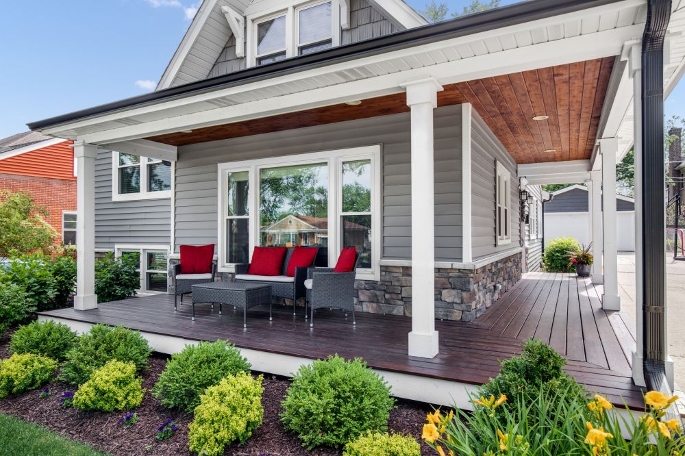 Porch Pillar Repair in Post Falls