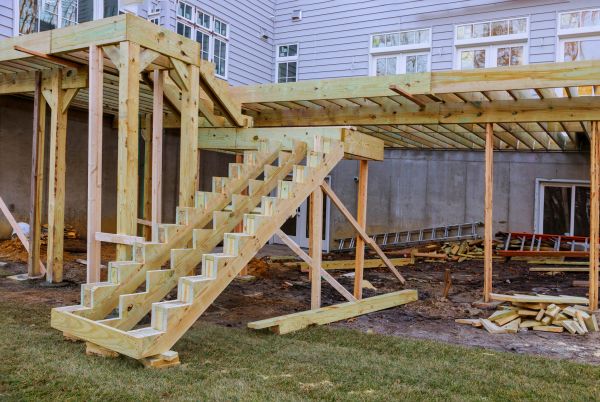 Deck Post Replacement in Post Falls