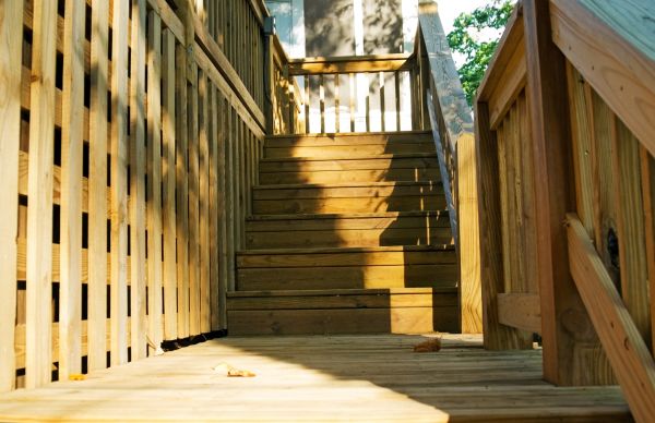 Deck Steps Replacement in Post Falls